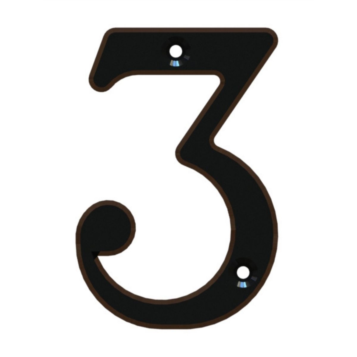 POLI - Número 3 Estándar 8,5cm Rústico