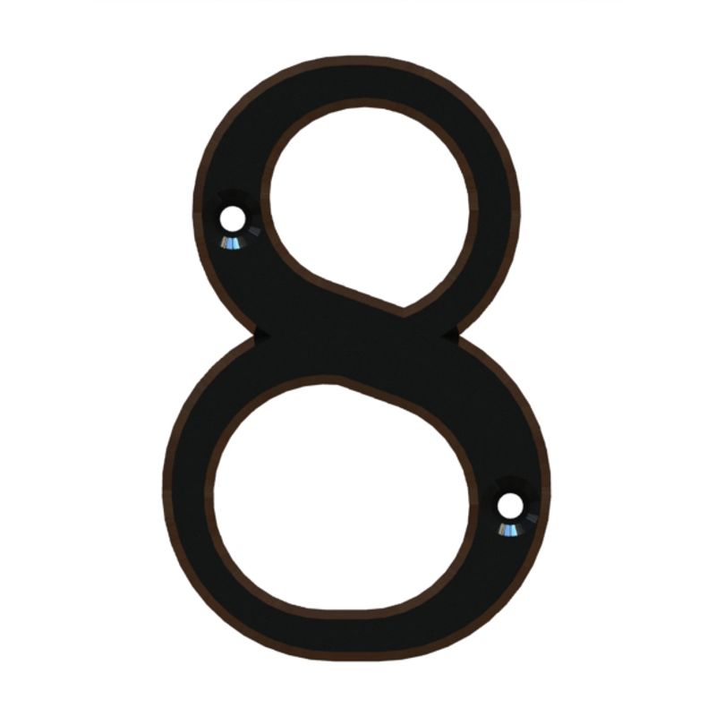 POLI - Número 8 Estándar 8,5cm Rústico