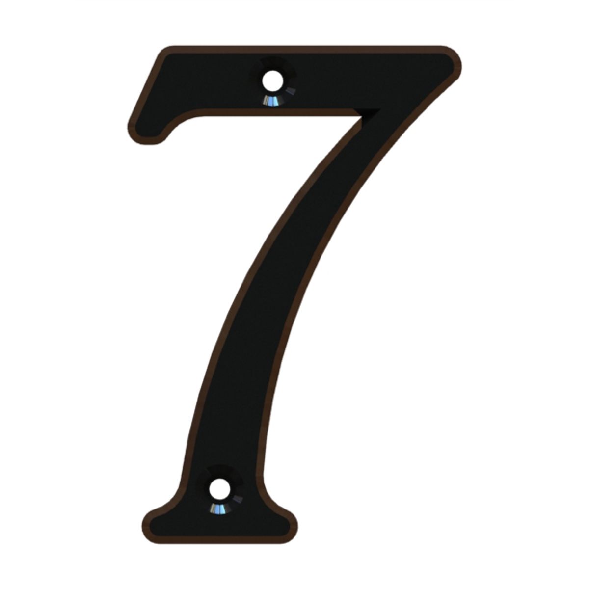 POLI - Número 7 Estándar 8,5cm Rústico