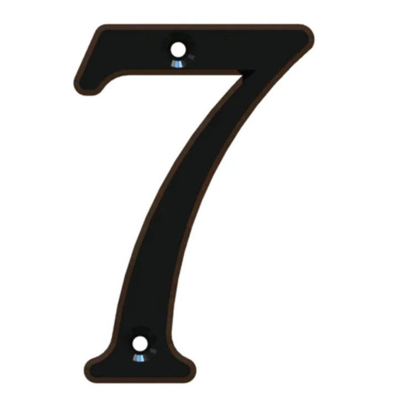 POLI - Número 7 Estándar 8,5cm Rústico
