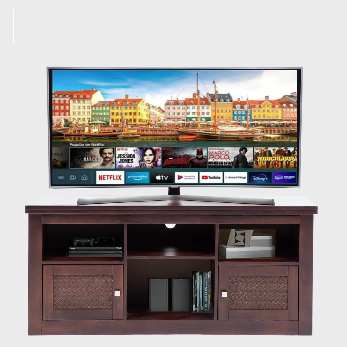 EROOMS - RACK TV NEW MALAGA CHOCOLATE