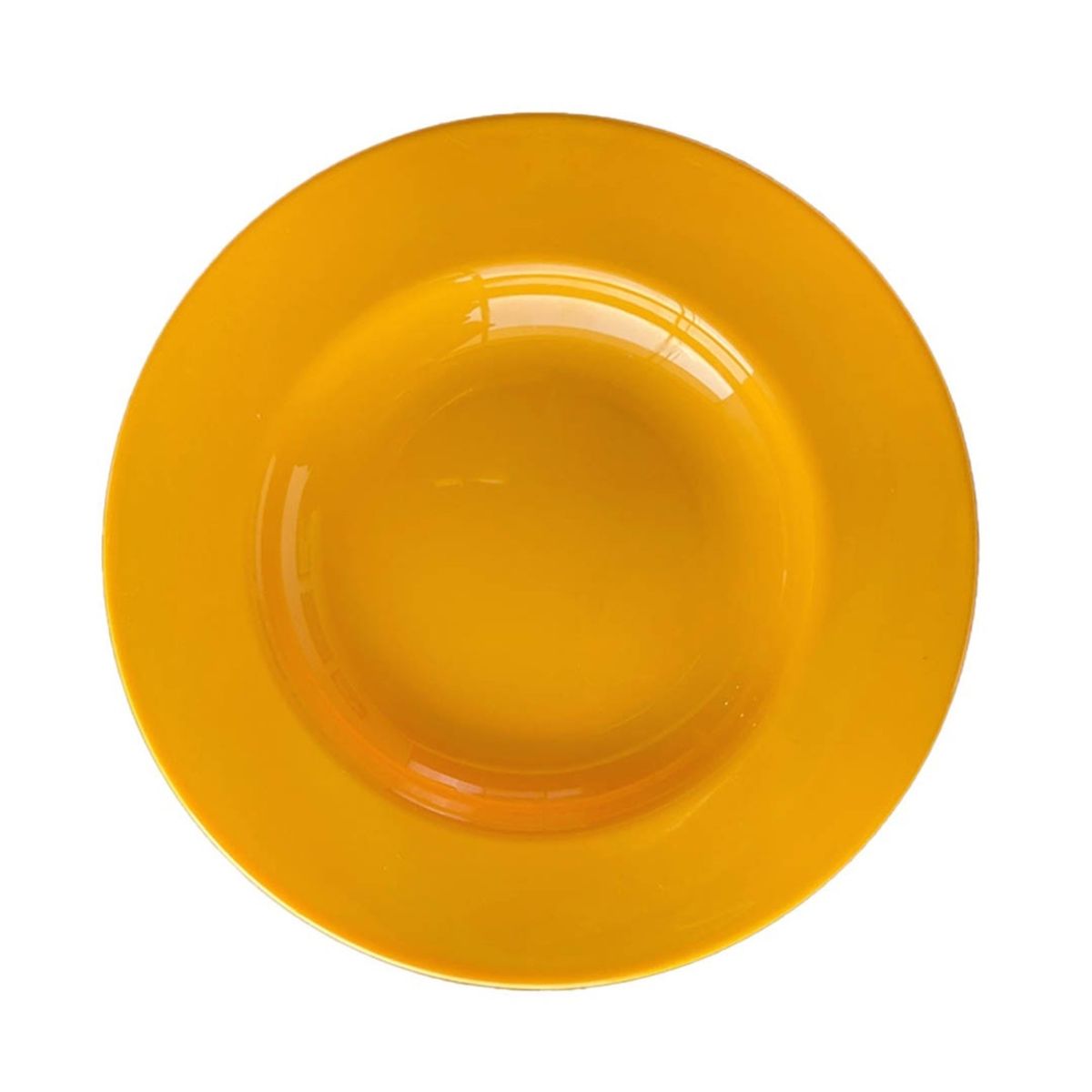 IMAHE - Artículo de Cocina Set de 6 plato hondo 23cm amarillo IMAHE