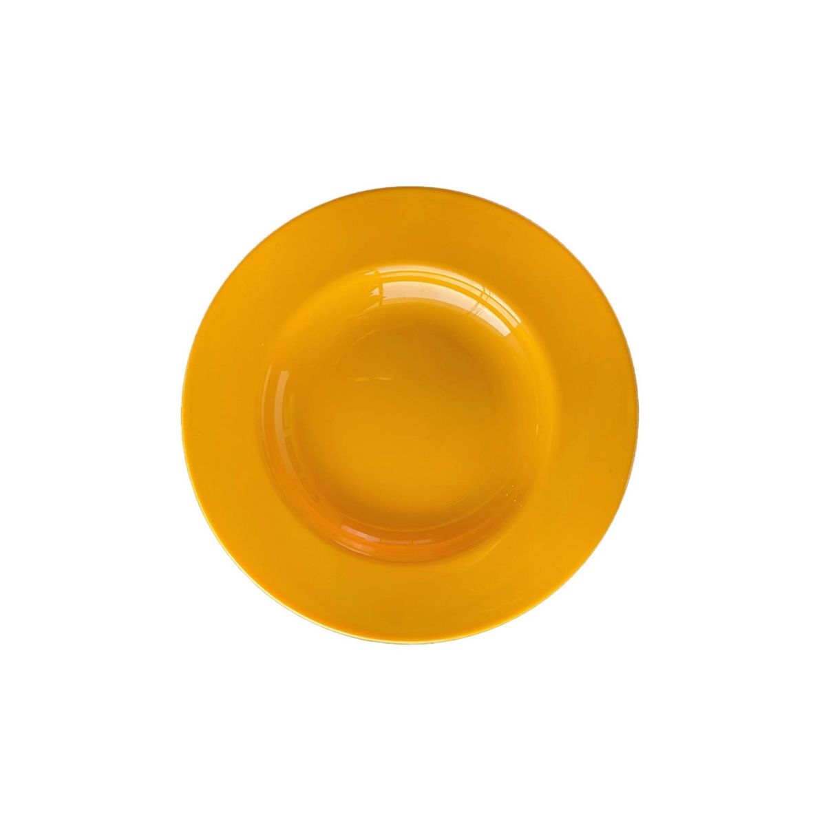 IMAHE - Artículo de Cocina Set de 6 plato hondo 23cm amarillo IMAHE