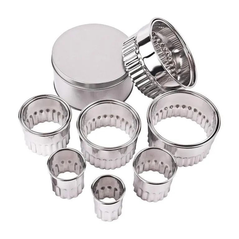 SET 12 CORTADORES ACANALADOS