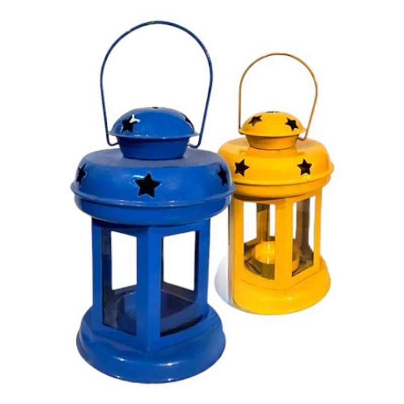 GENERICO - Lámpara Porta Vela Vintage - 15 cm