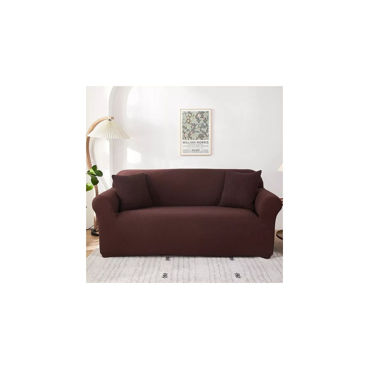 U BUY - Cubre Sillón Adaptable Funda 3 Cuerpos Elasticada