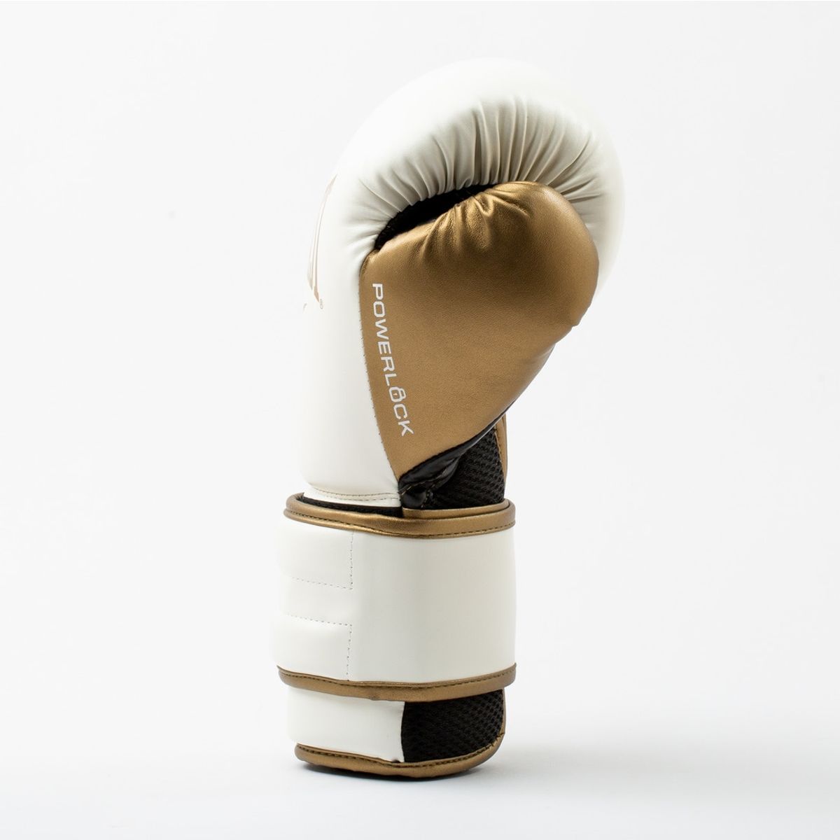 EVERLAST - Guantes de Boxeo Powerlock 2 Tr Hook & Loop Blanco/ Dorado Everlast EVERLAST