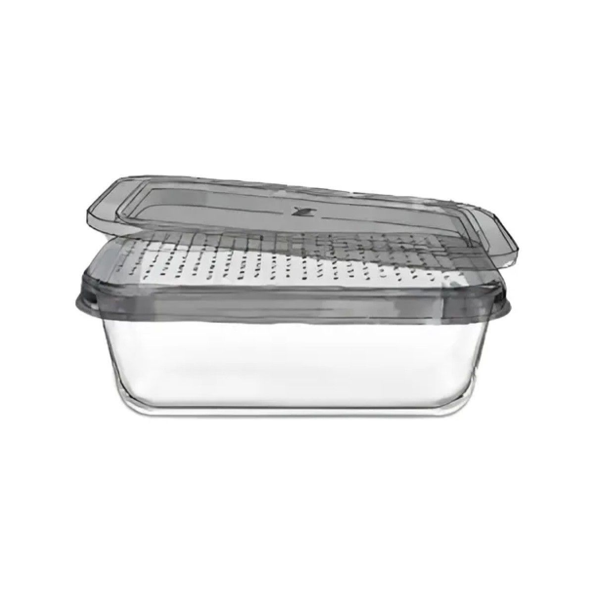 PASABAHCE - Tupper Rectangular Vidrio 800 Cc IMAHE