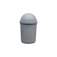 IMAHE - BASURERO REDONDO C/TAPA RETRACTIL 28 LTS
