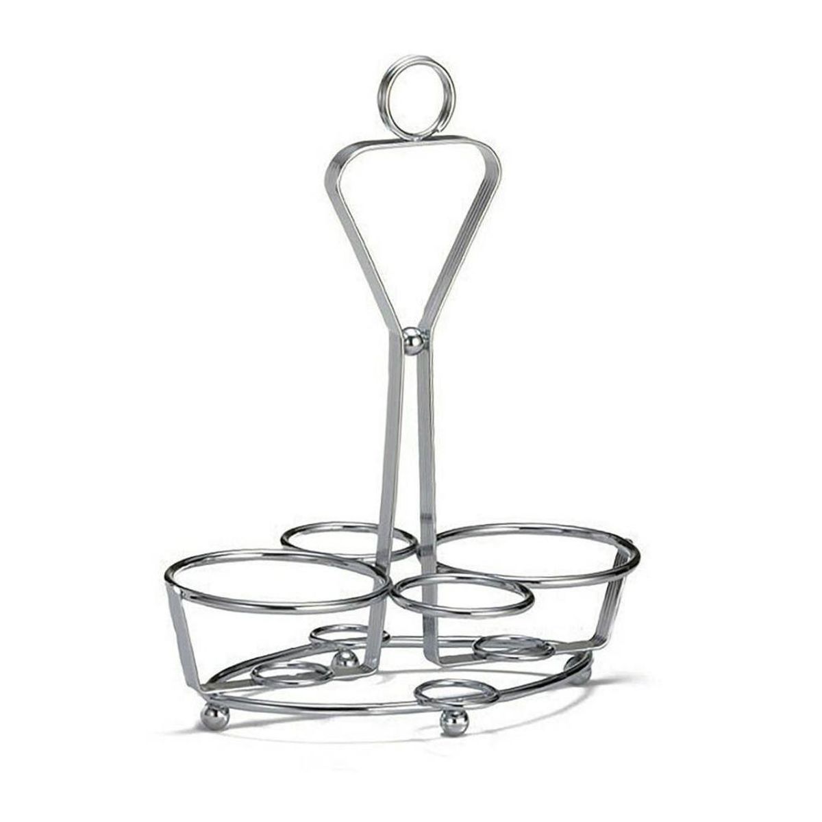 TABLECRAFT - PORTACONDIMENTOS CROMADO IMAHE