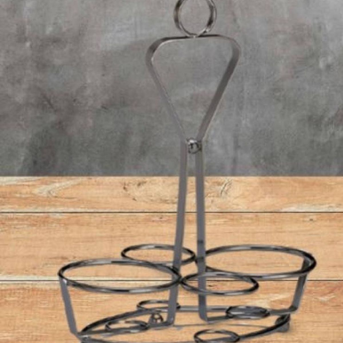 TABLECRAFT - PORTACONDIMENTOS CROMADO IMAHE