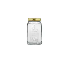 PASABAHCE - Set De 3 Frascos conserveros Con Tapa De Metal 1000 Ml