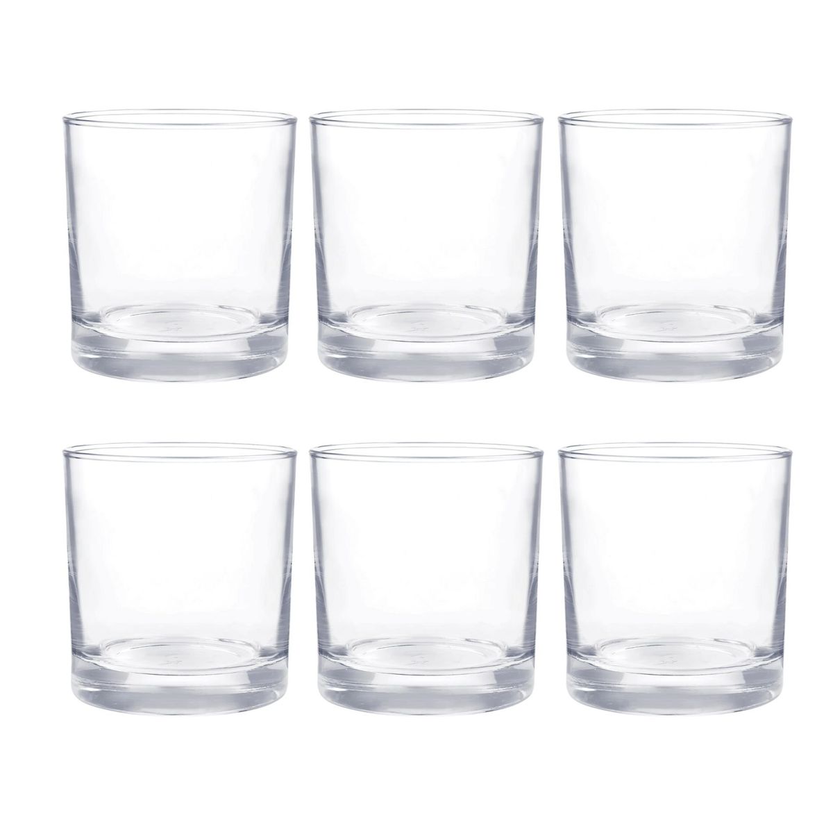 CRISTAR - Display 6 Vasos Bajos Modelo Lexington 311mL Whisky Pisco