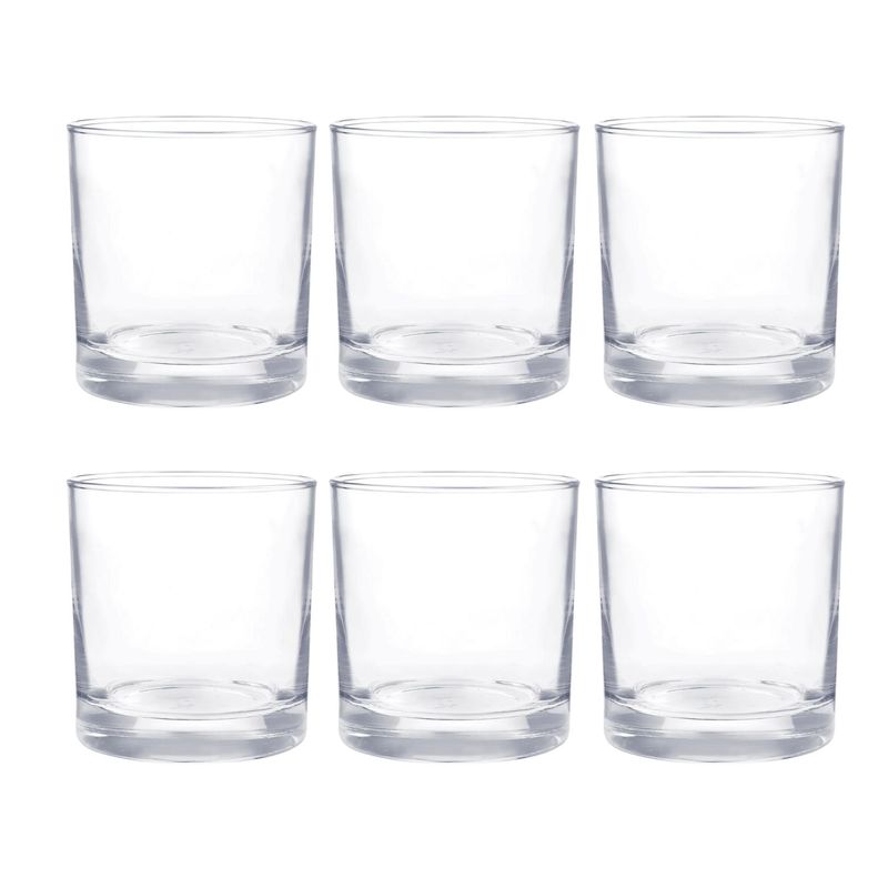 CRISTAR - Display 6 Vasos Bajos Modelo Lexington 311ml Whisky Pisco.