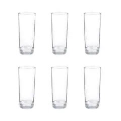 CRISTAR - Display 6 Vasos Altos Modelo Lexington 334ml Whisky Pisco.