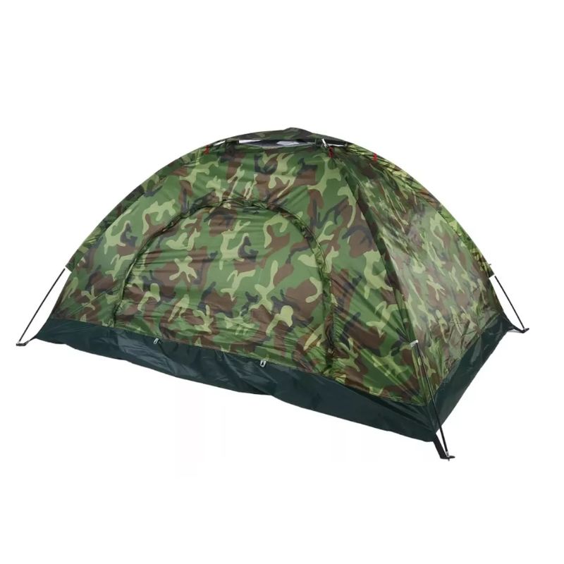 GENERICO - Carpa Camuflaje 3 Personas Camping Verano Camuflaje