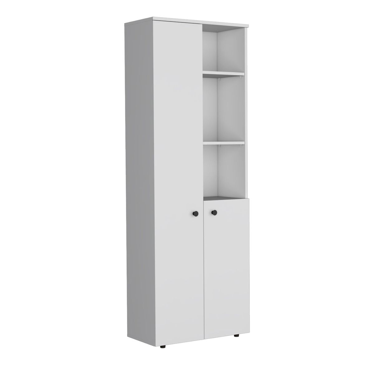 FMFURNITURE - Isla De Cocina 2 Puertas Blanco 89.6x100x40 cm…