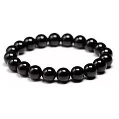 GENERICO - Pulsera Turmalina 8mm Unisex Piedra Natural Original