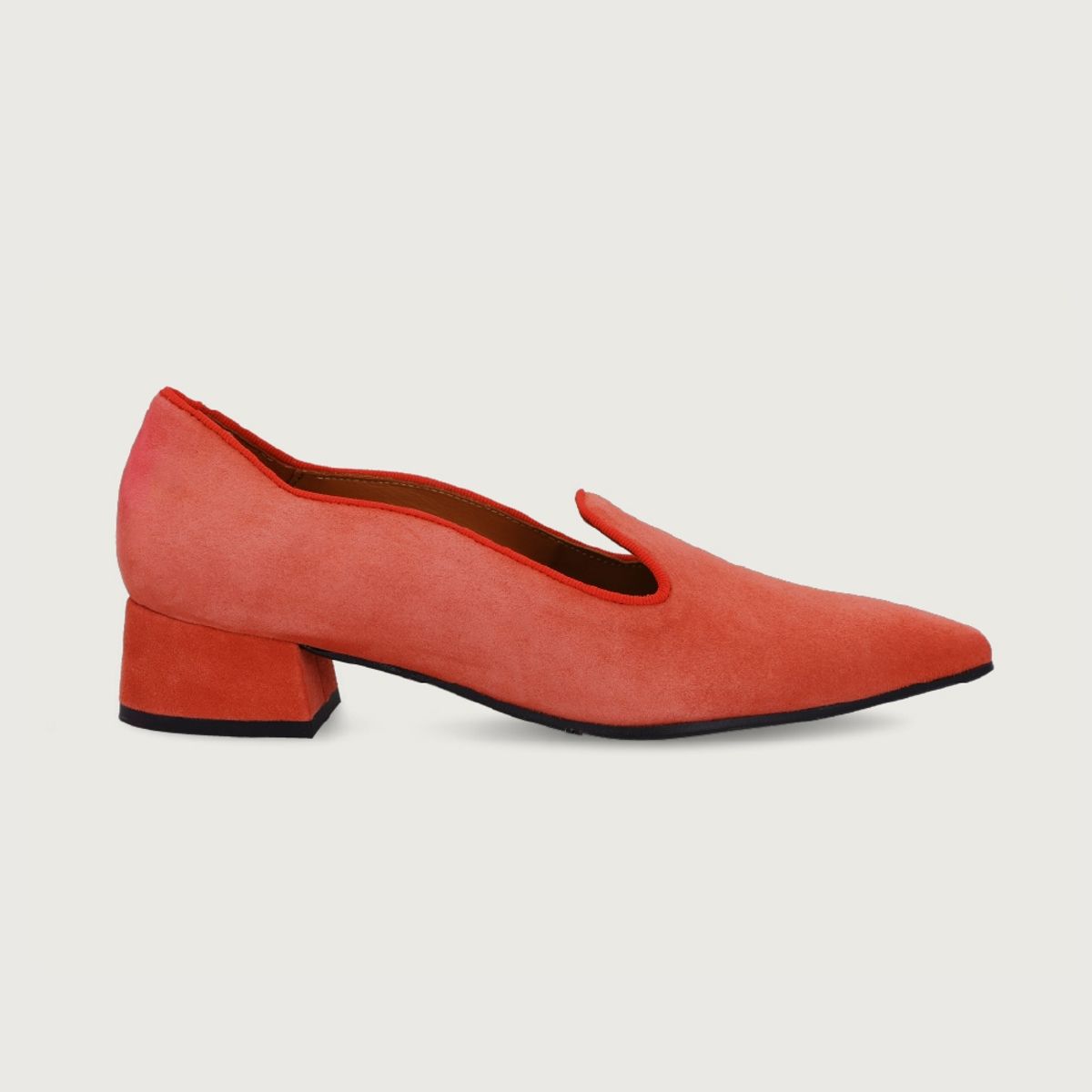 URCO - ZAPATO CON TACO URCO MUJER KAHLO TERRACOTA