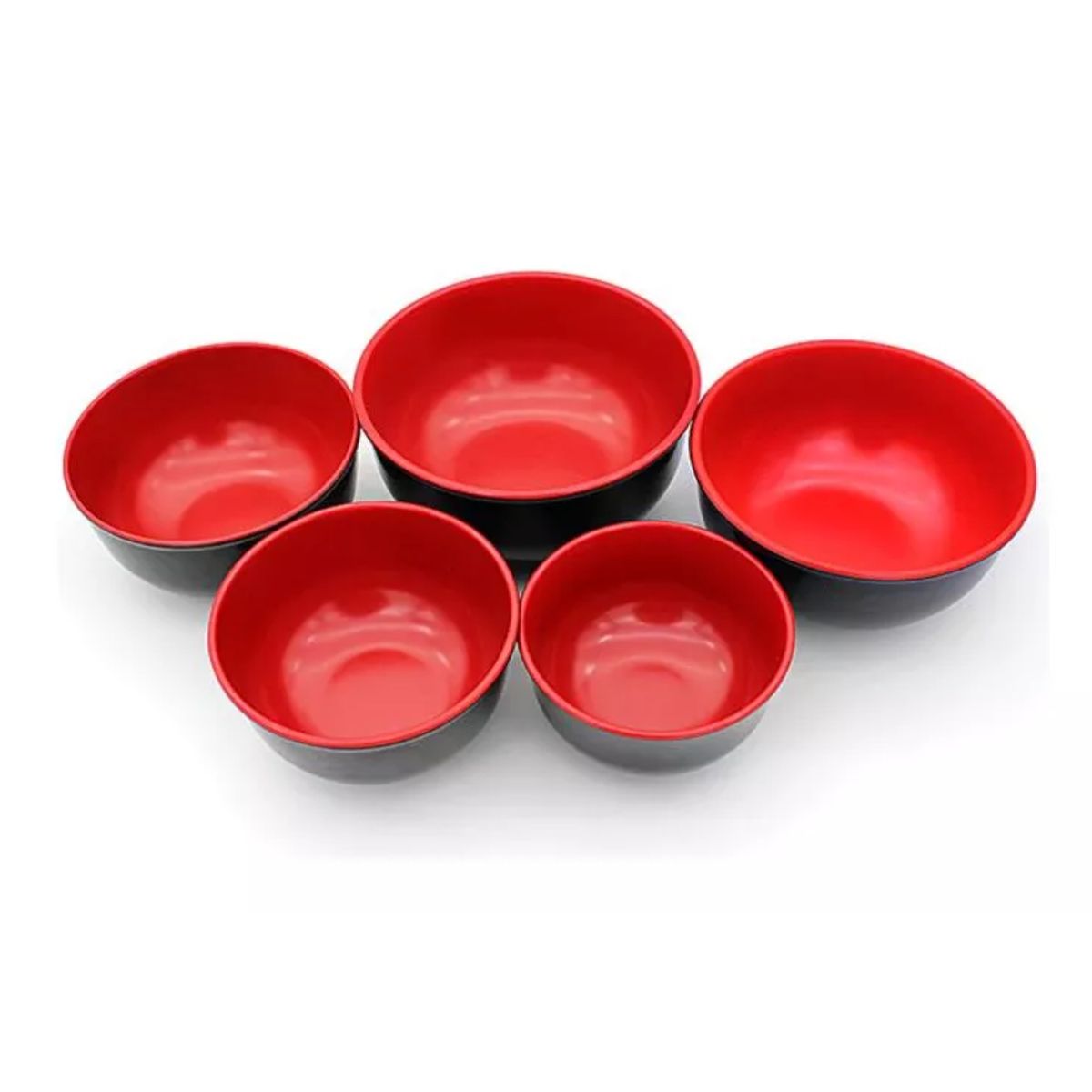 GENERICO - Pack 10 Pocillo Tazón Cuenco De Melamina Bowl Cocina 250ml