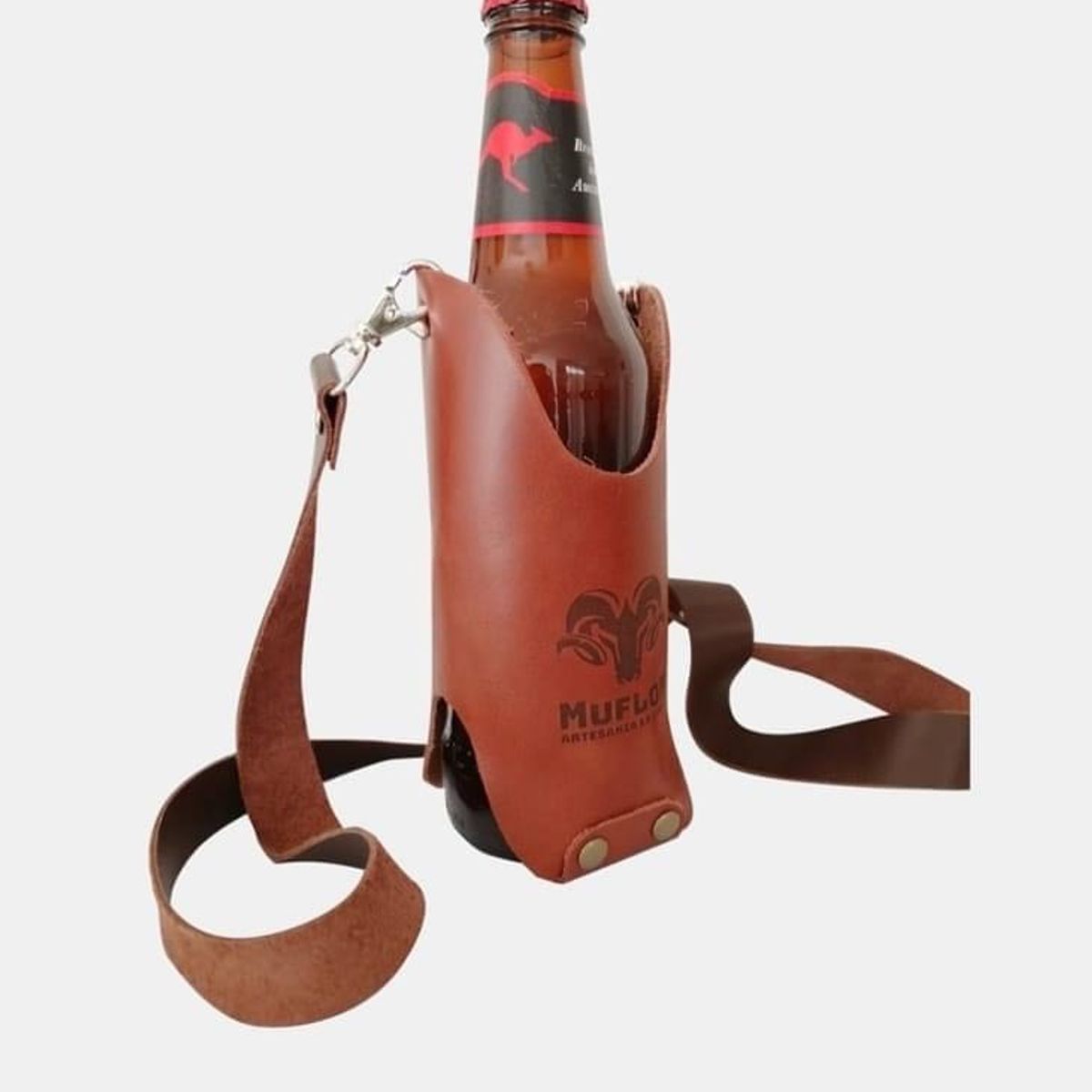 GENERICO - Porta Cerveza de Cuero