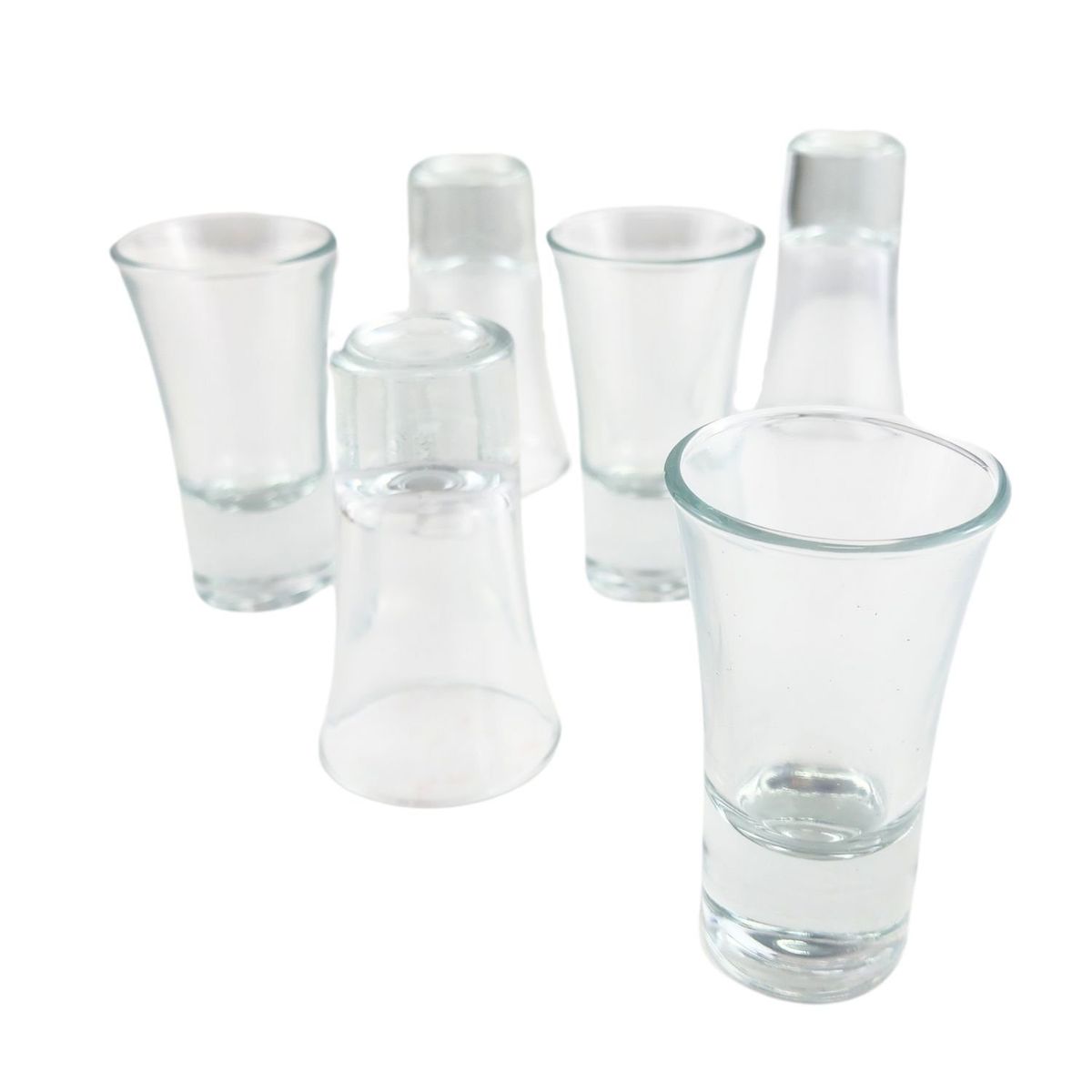 CRISTAR - Set 6 Vasos Licor Lord 54mL Trago Corto Tequila Destilados