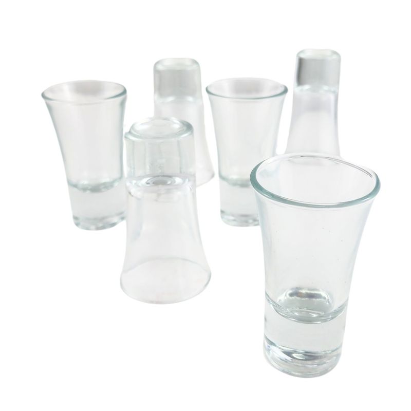 CRISTAR - Set 6 Vasos Licor Lord 54 cc Trago Corto Tequila Destilados