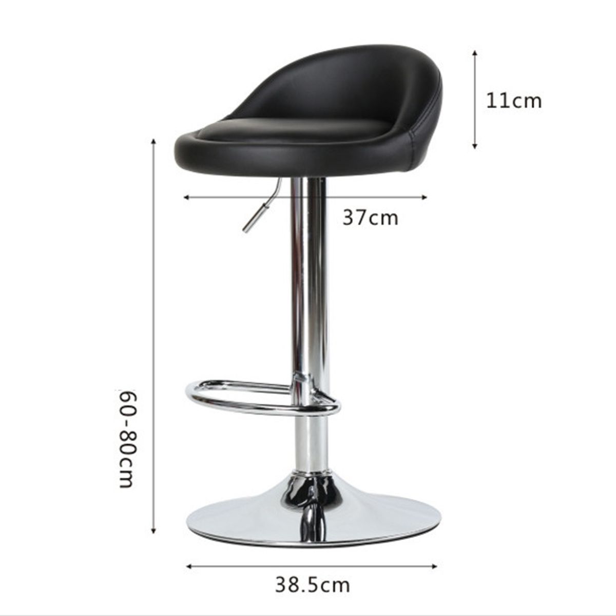 BJ HOGAR - Silla Piso Bar Altura Regulable Taburete