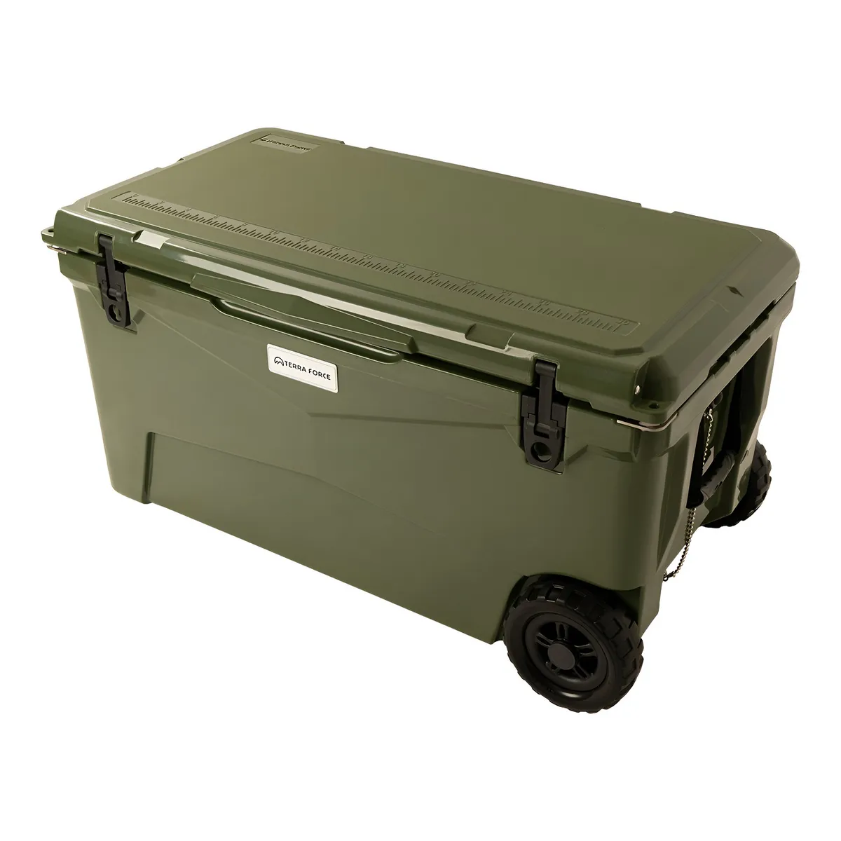 TERRA FORCE - COOLER BOX+RUEDAS 110QT MILITAR