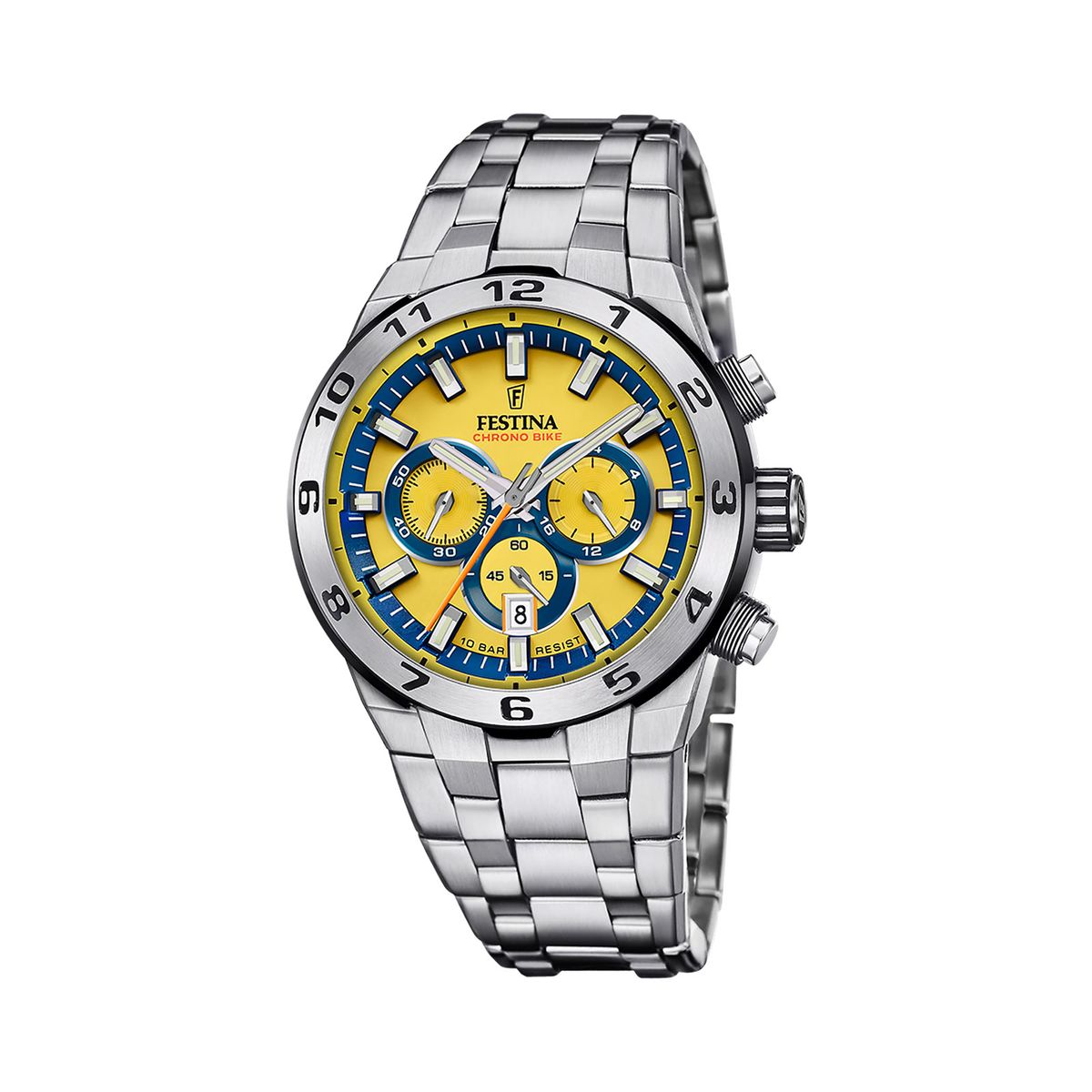 FESTINA - Reloj F20670/4 Festina Amarillo Hombre Chrono Bike