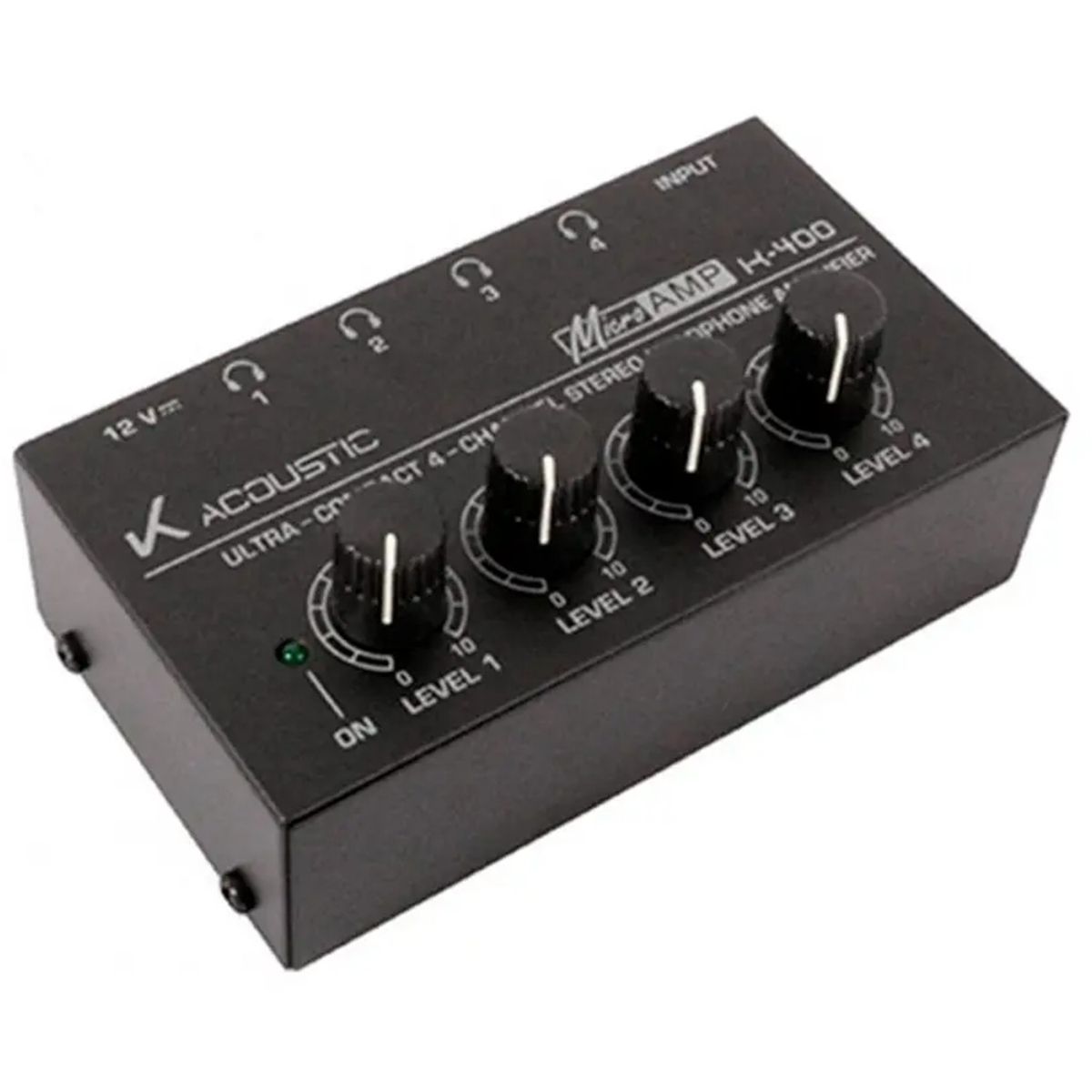 K ACOUSTIC - Amplificador para Audifonos K Acoustic H 400