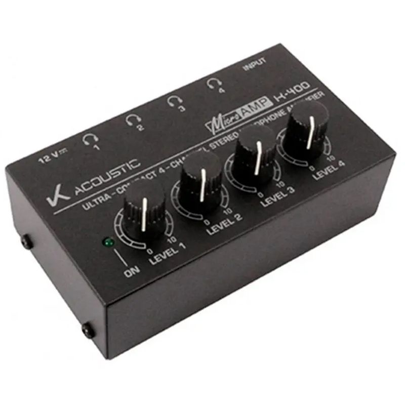K ACOUSTIC - Amplificador para Audifonos K Acoustic H 400