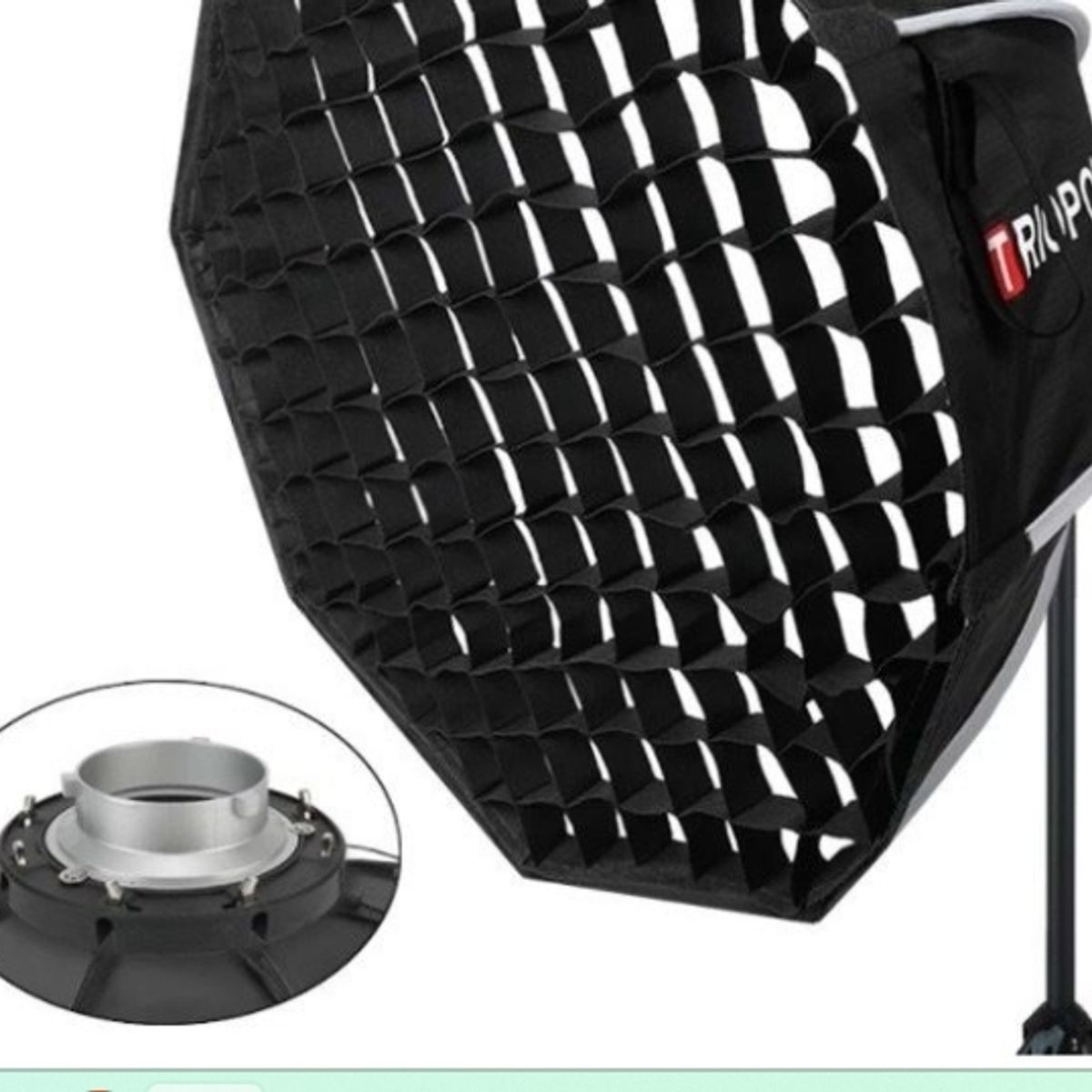 GENERICO - SOFTBOX TRIOPO 65CM BOWENS K2-65 + GRILLA