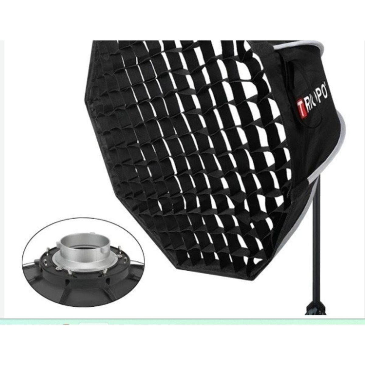 GENERICO - SOFTBOX TRIOPO 65CM BOWENS K2-65 + GRILLA