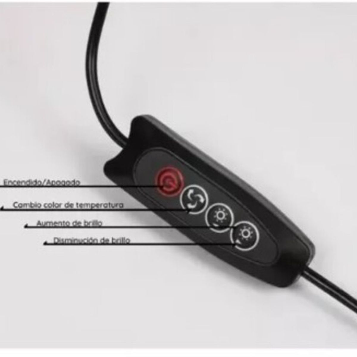 GENERICO - Aro Luz Led 26cm Dimeable + Tripode Ajustable