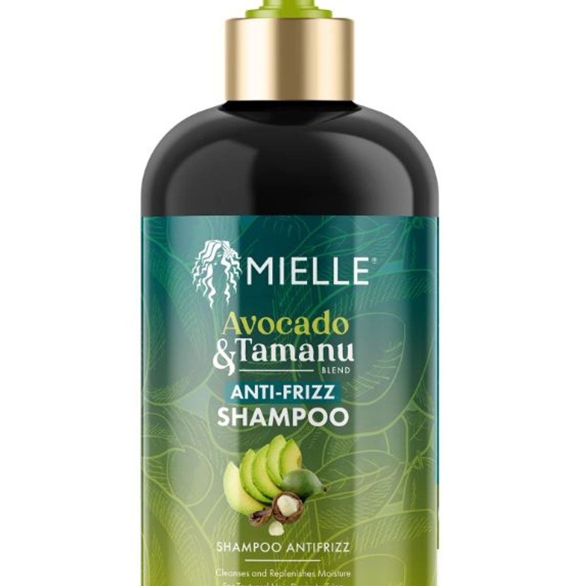 MIELLE - Shampoo Antiencrespamiento de Aguacate y Tamanu 355ml Mielle.-