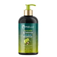 Shampoo Antiencrespamiento de Aguacate y Tamanu 355ml Mielle.-