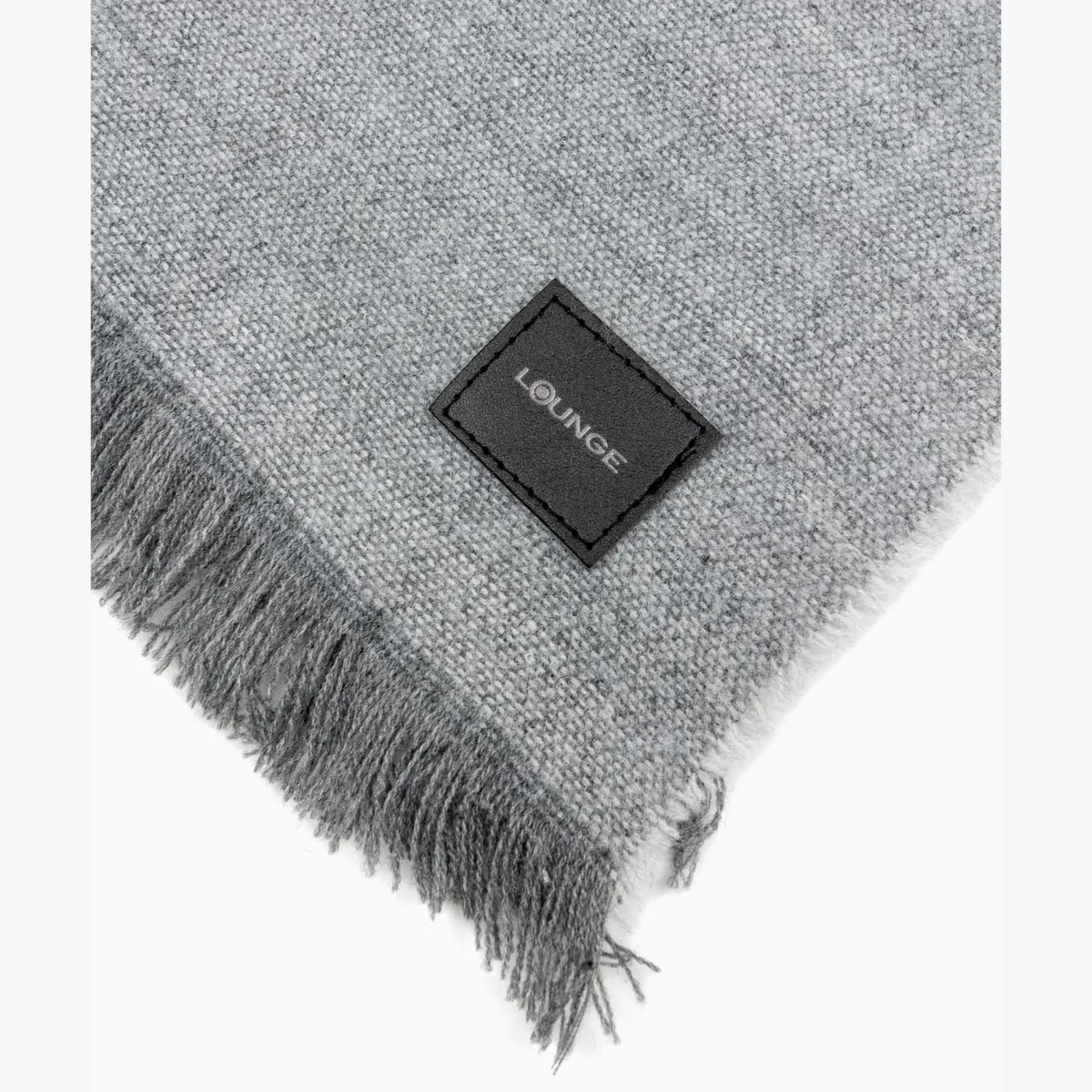 LOUNGE - Maxi Bufanda Mujer Dos Colores Gris Claro