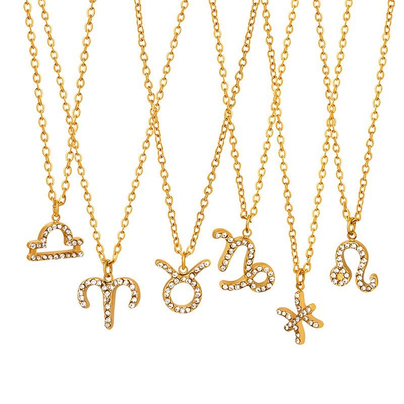 LUX JOYAS - Collar Baño Oro 18k Signo Zodiaco Aries