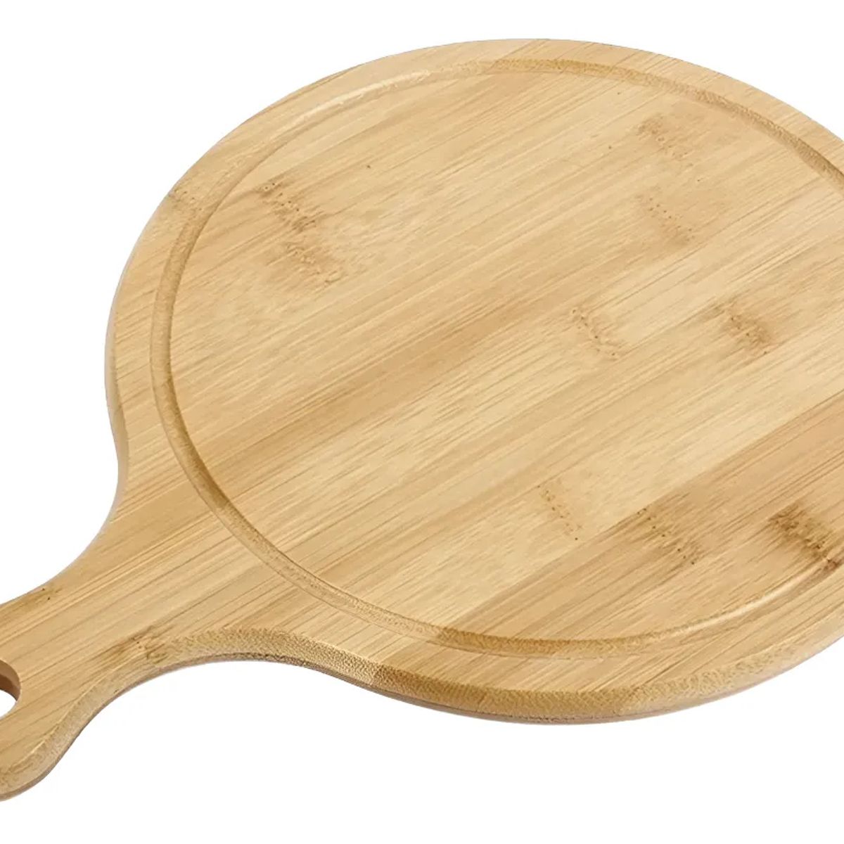 GENERICO - Tabla Para Picar Y Cortar De Madera Circular Enchapada 30cm