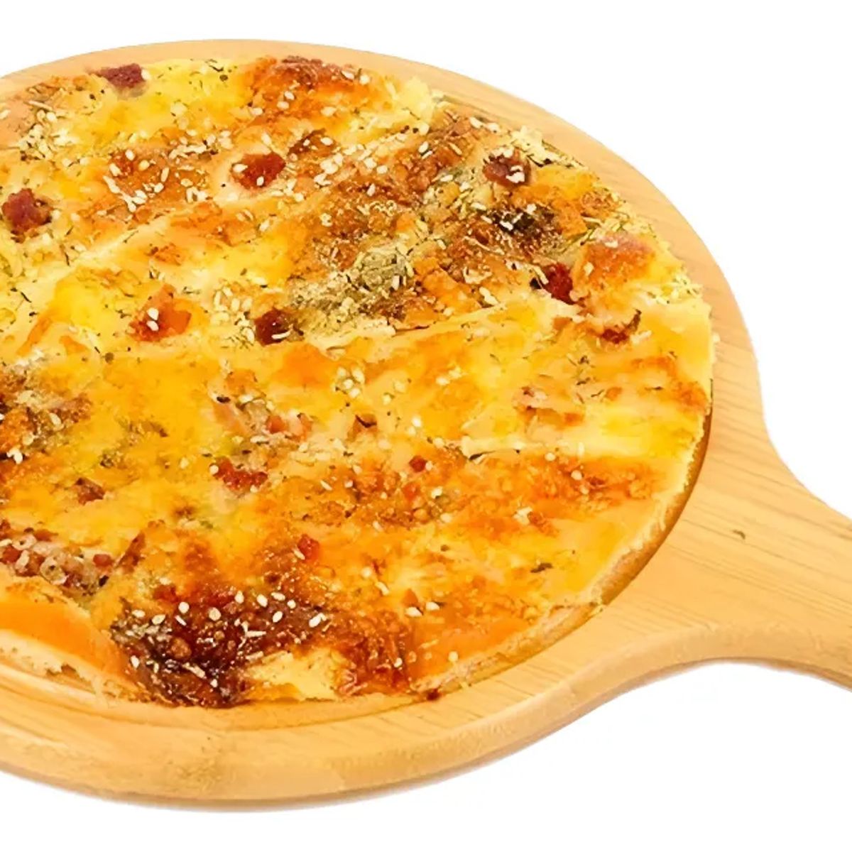 GENERICO - Tabla Para Picar Y Cortar De Madera Circular Enchapada 30cm