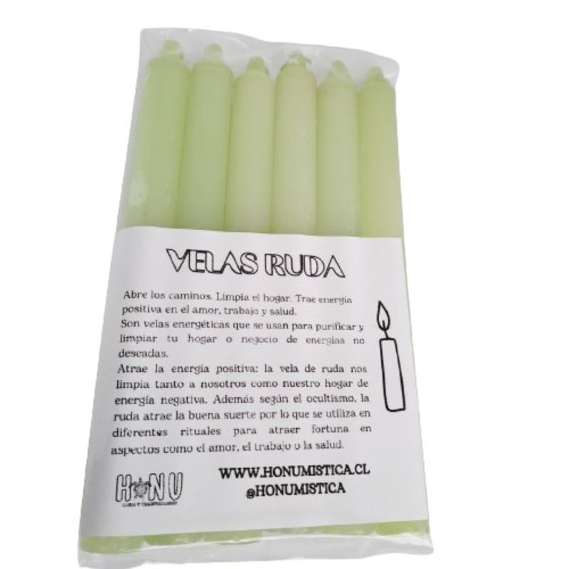 GENERICO - Pack 6 velas de Ruda