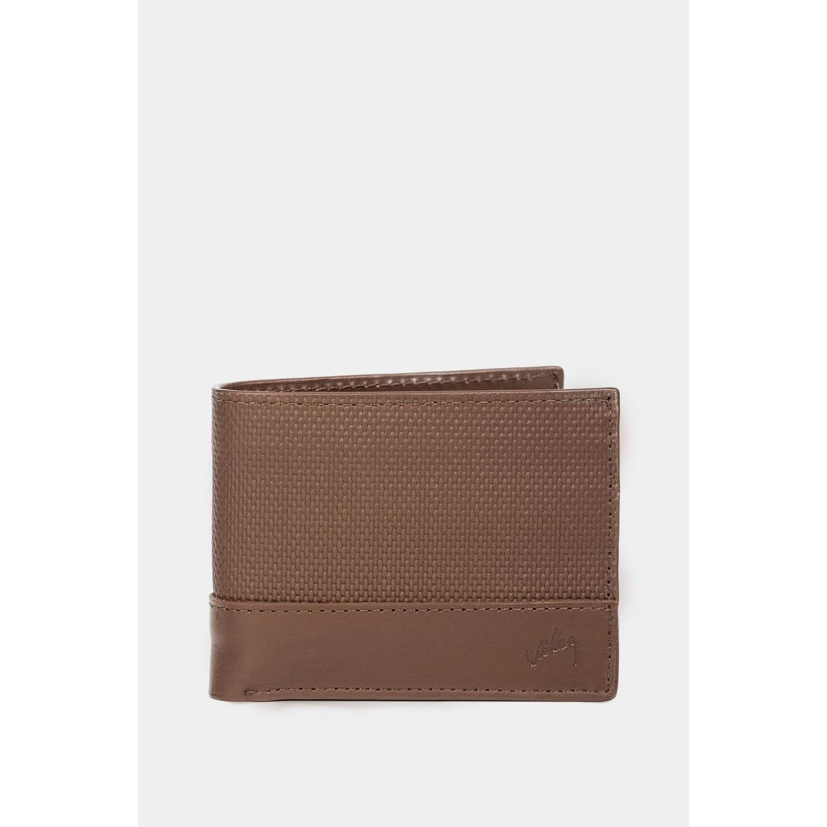 VELEZ - Vélez Billetera Dante Cuero Hombre Grabado Placa Lego Azul Oscuro