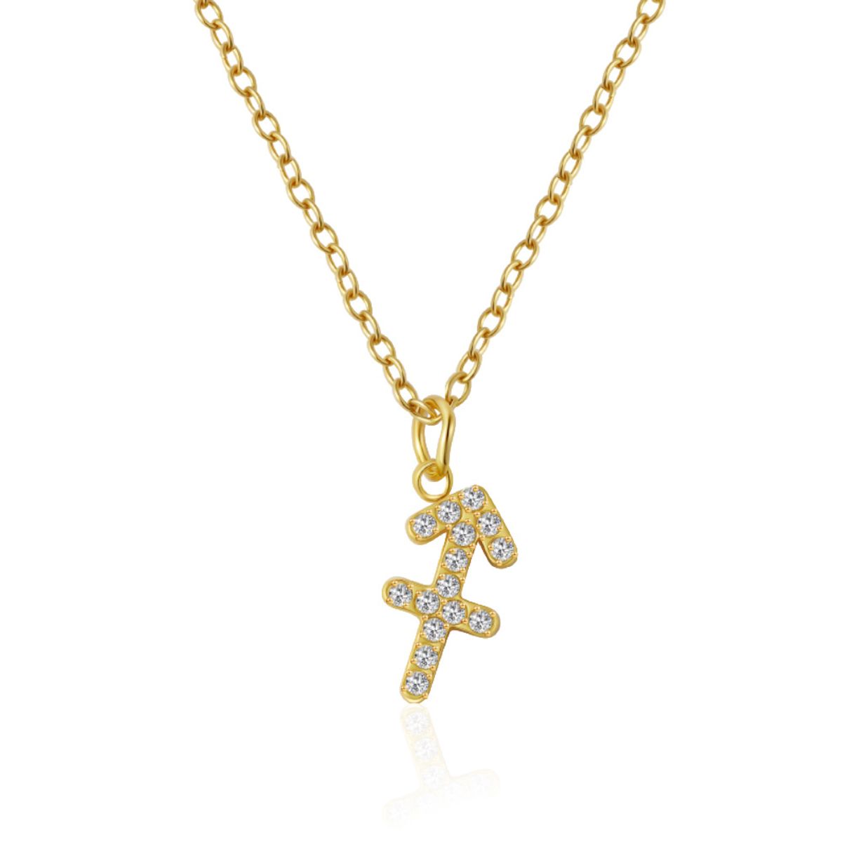 LUX JOYAS - Collar Baño Oro 18k Signo Zodiaco Sagitario