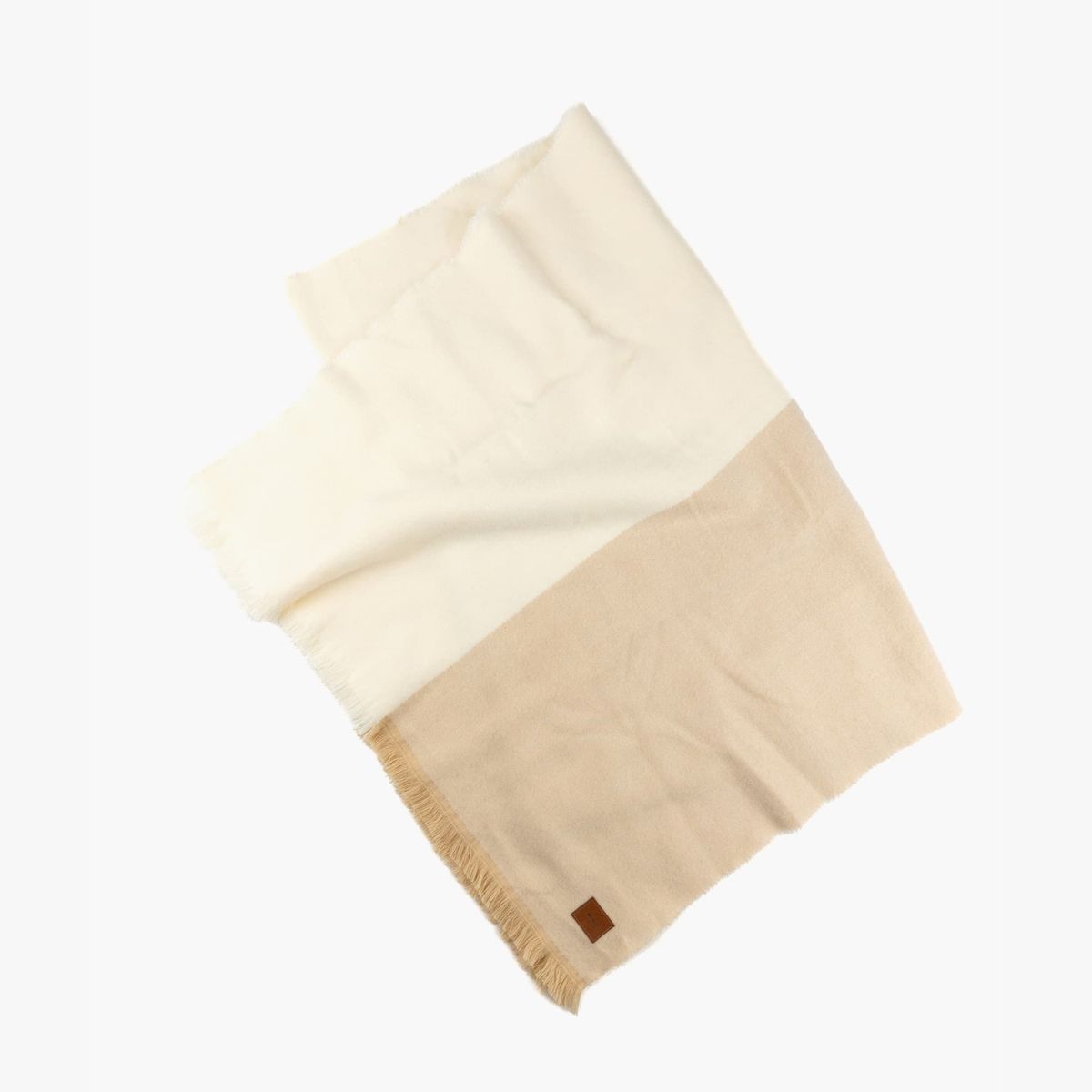 LOUNGE - Maxi Bufanda Mujer Dos Colores Beige