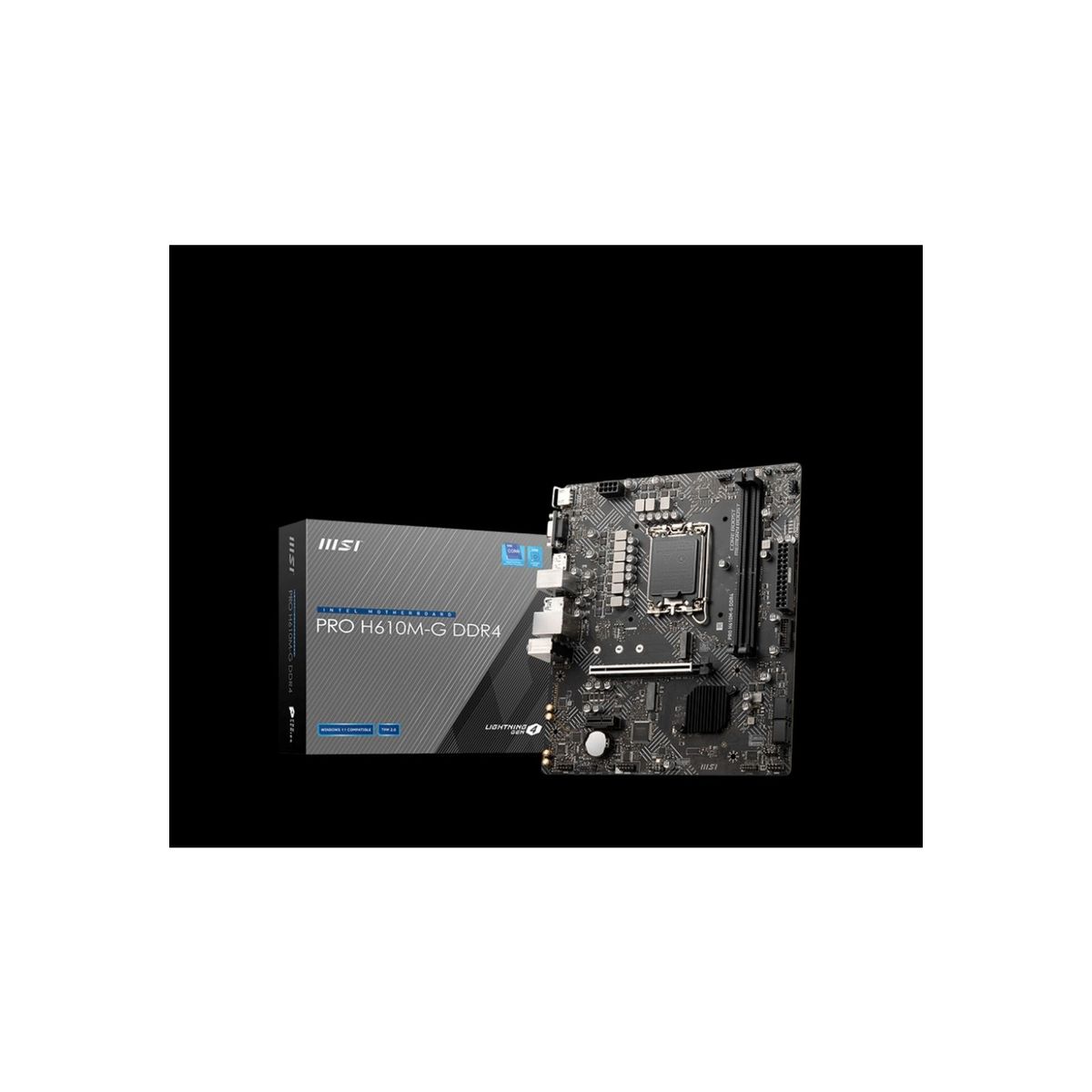 MSI - Placa Madre MSI PRO H610M-G DDR4 M-ATX LGA1700 M.2 MSI