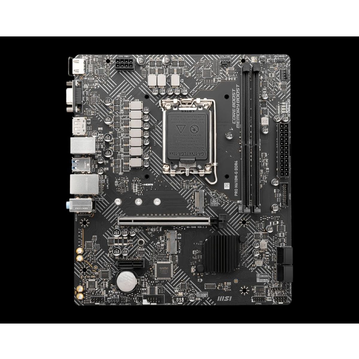 MSI - Placa Madre MSI PRO H610M-G DDR4 M-ATX LGA1700 M.2 MSI