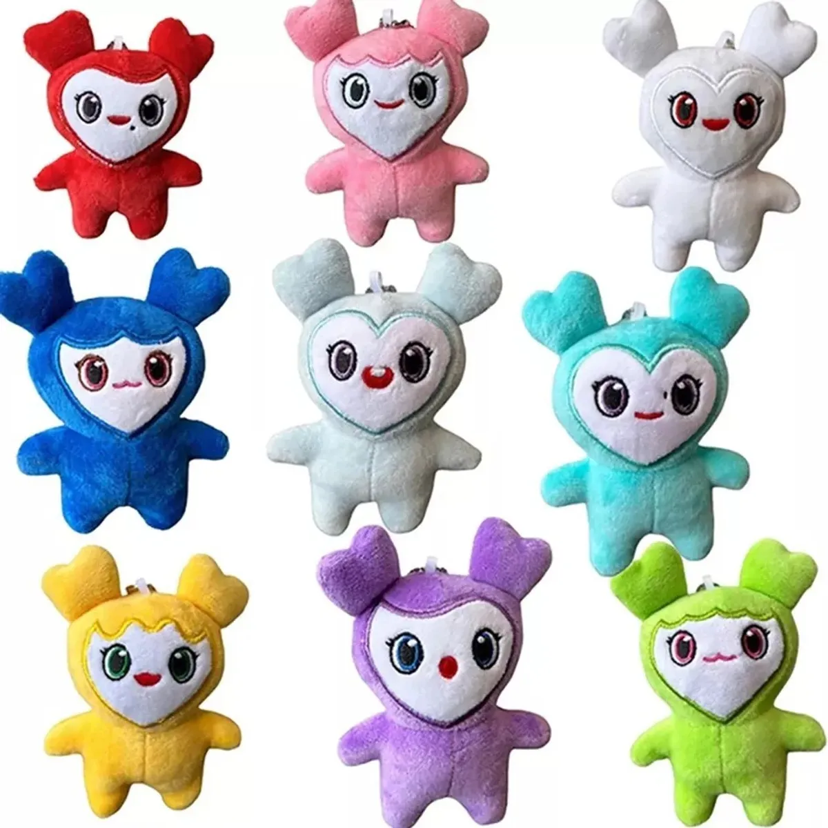 GENERICO - Lovelys Twice Llavero, Set 9 Peluches Kpop.