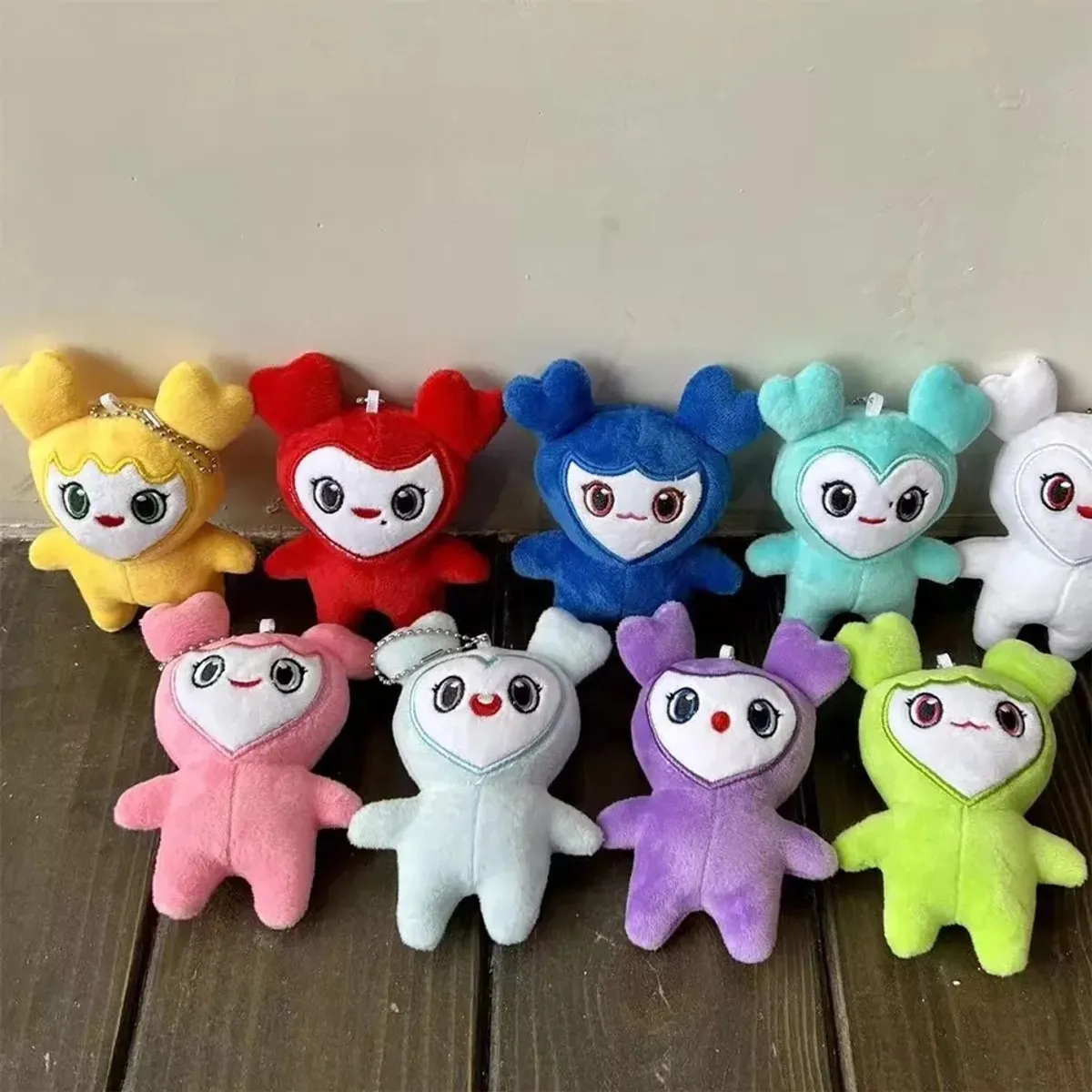 GENERICO - Lovelys Twice Llavero, Set 9 Peluches Kpop.