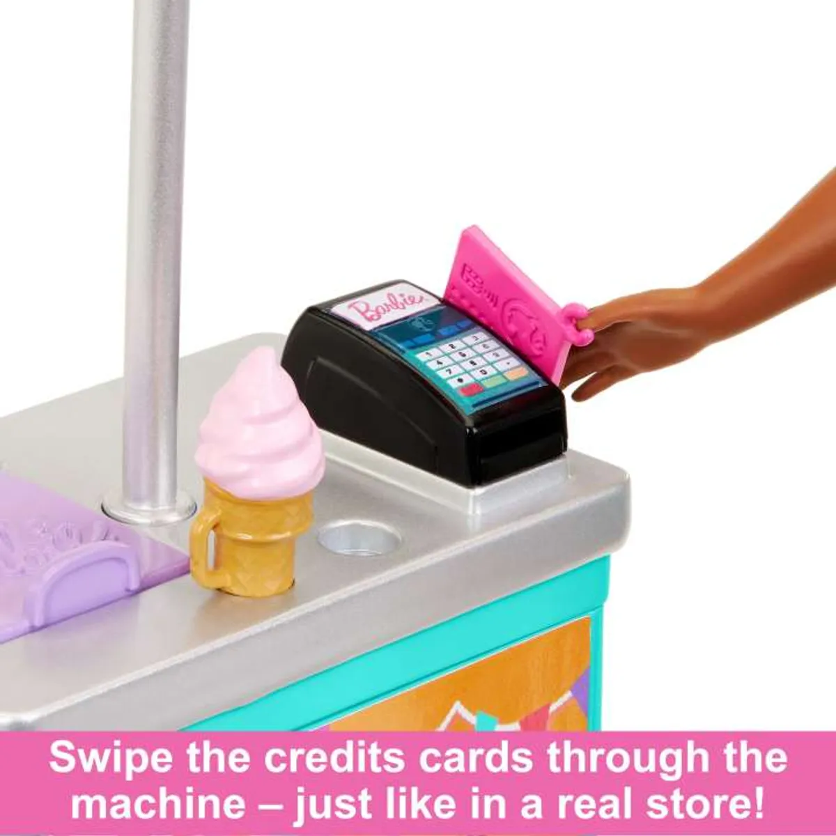 BARBIE - Juguete Barbie Malibu Paseo de Playa hnk99 Mattel